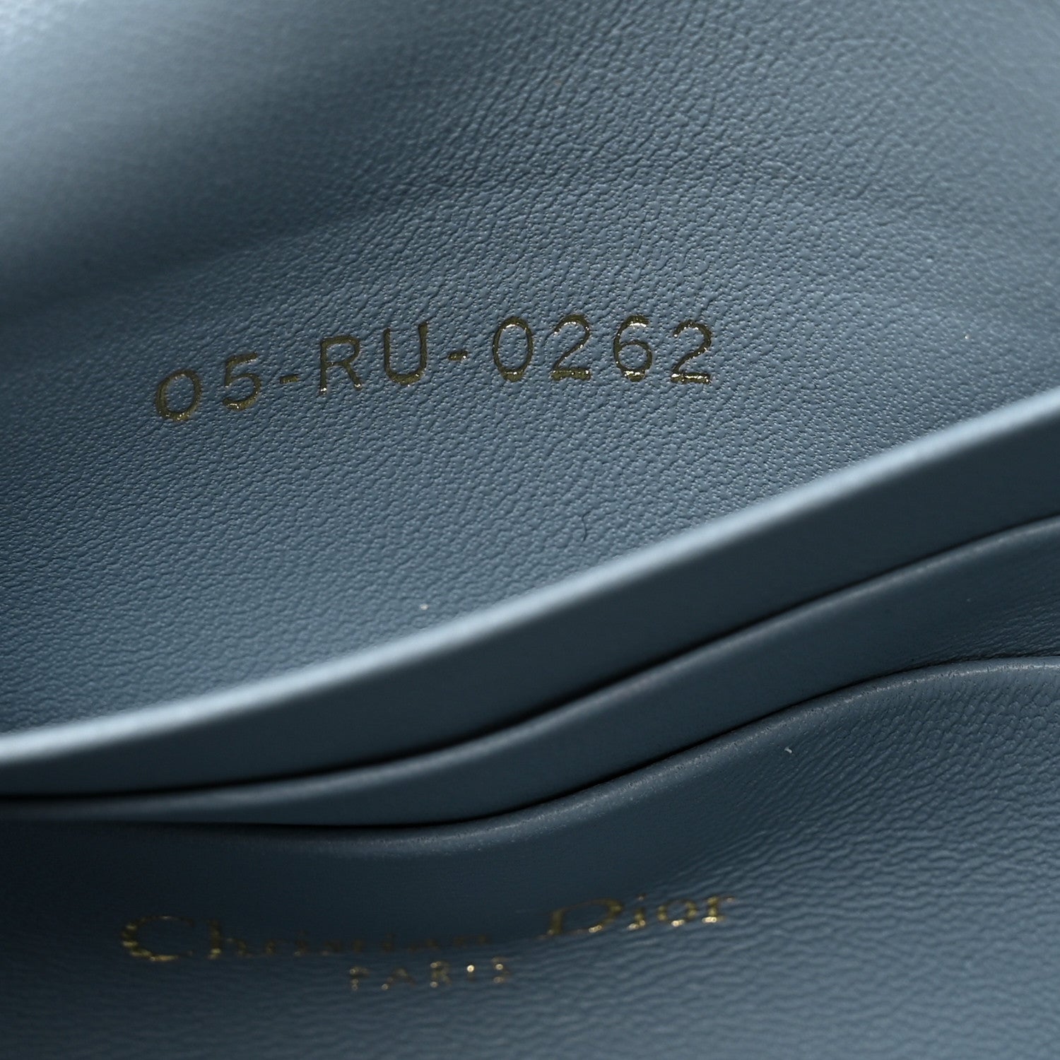 Christian Dior Lambskin Macrocannage Mini Dior Caro Bag Cloud Blue 8 of 14