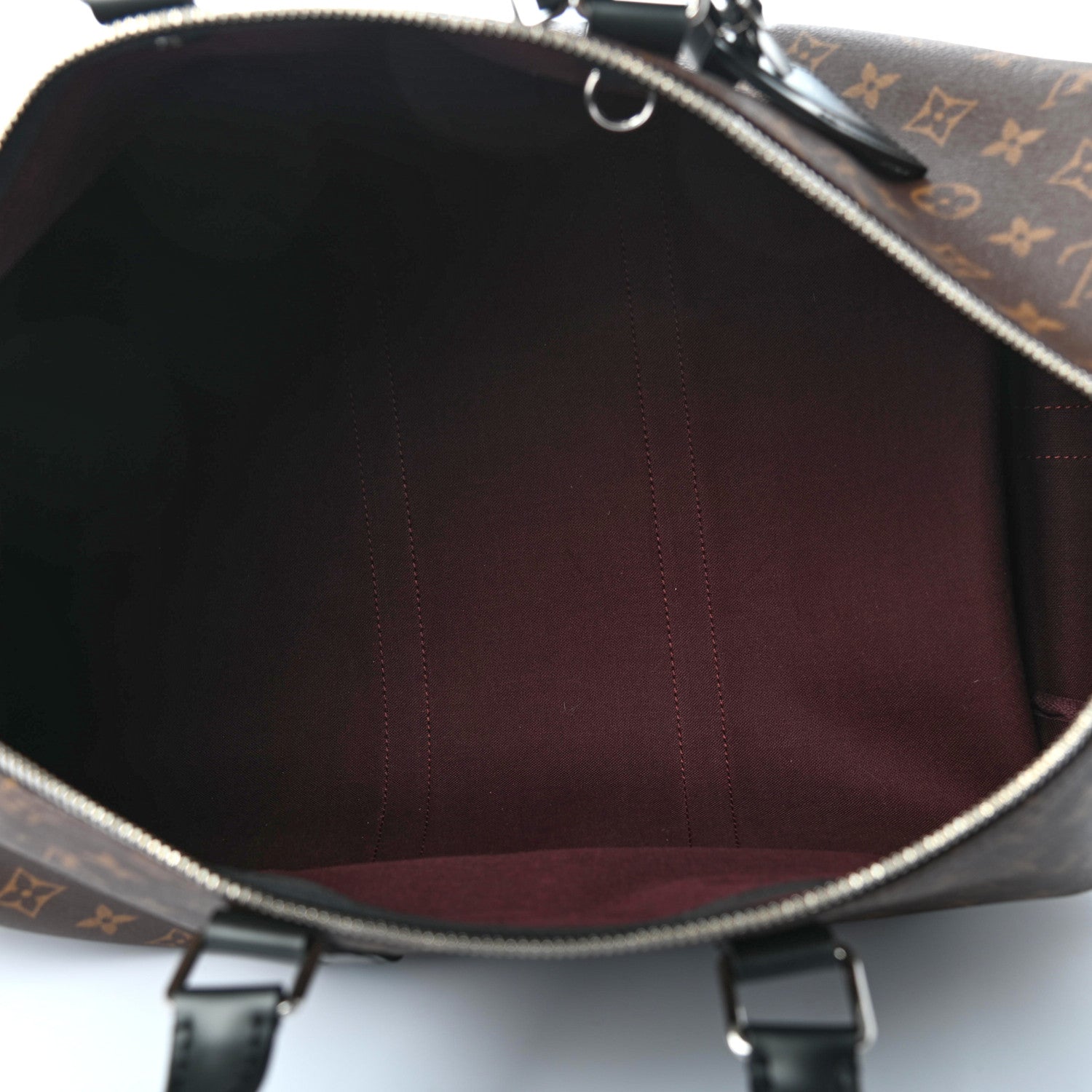 Louis Vuitton Monogram Macassar Keepall Bandouliere 45 5 of 10