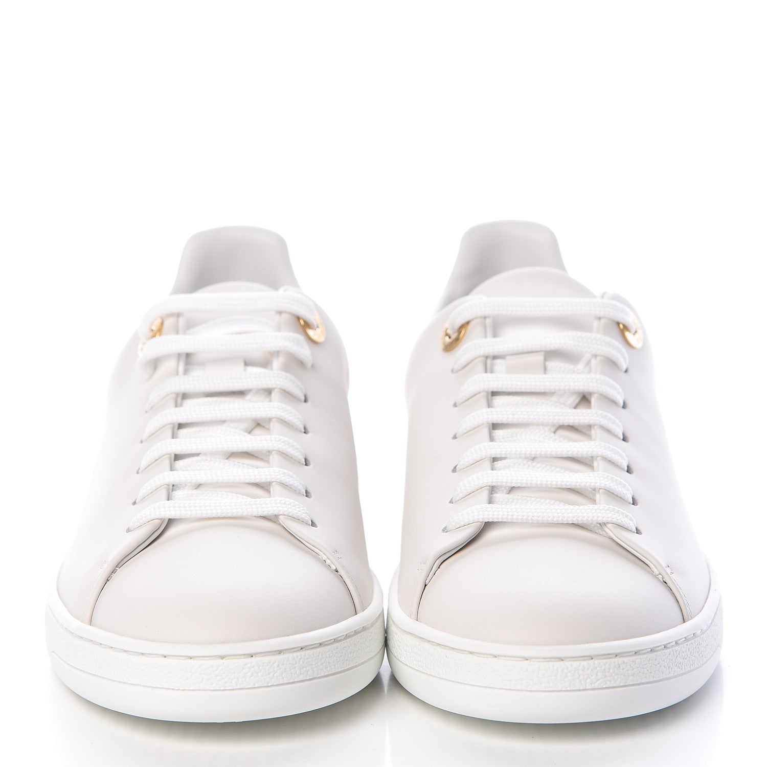 Louis Vuitton Calfskin Frontrow Sneakers 37 White 2 of 8