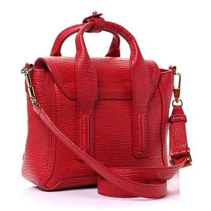 3.1 Phillip Lim Textured Calfskin Mini Pashli Satchel Red 2 of 5