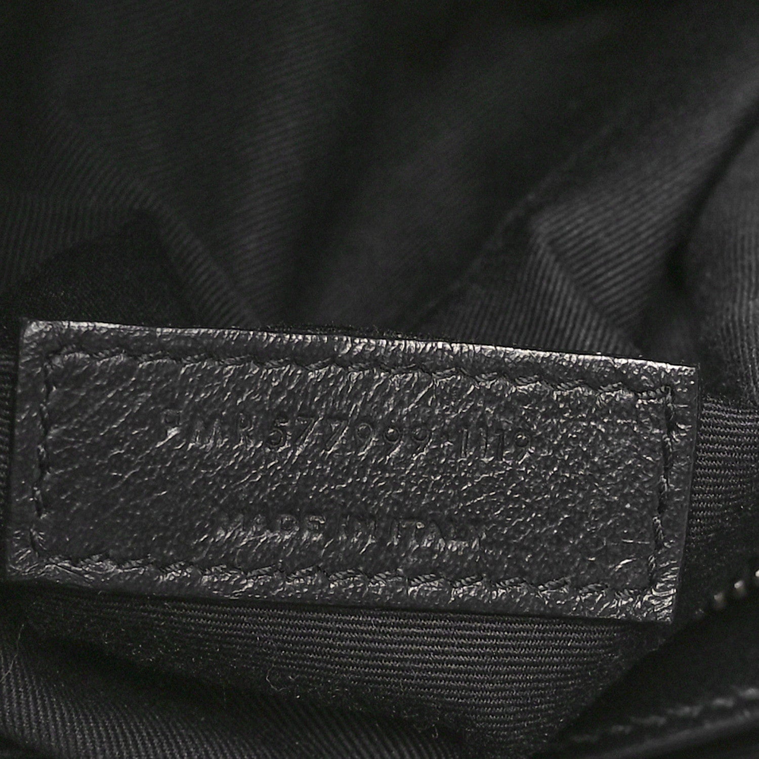 Saint Laurent Crinkled Calfskin Matelasse Monogram Medium Niki Shopper Tote Black 7 of 10