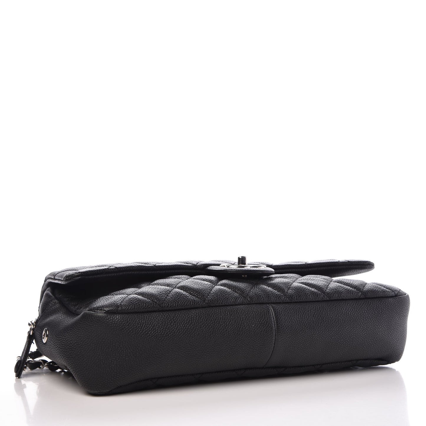Caviar Quilted Jumbo Easy Flap Black