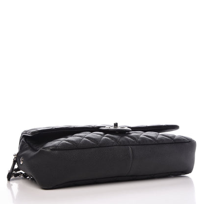 Chanel Caviar Quilted Jumbo Easy Flap Black 4 of 15