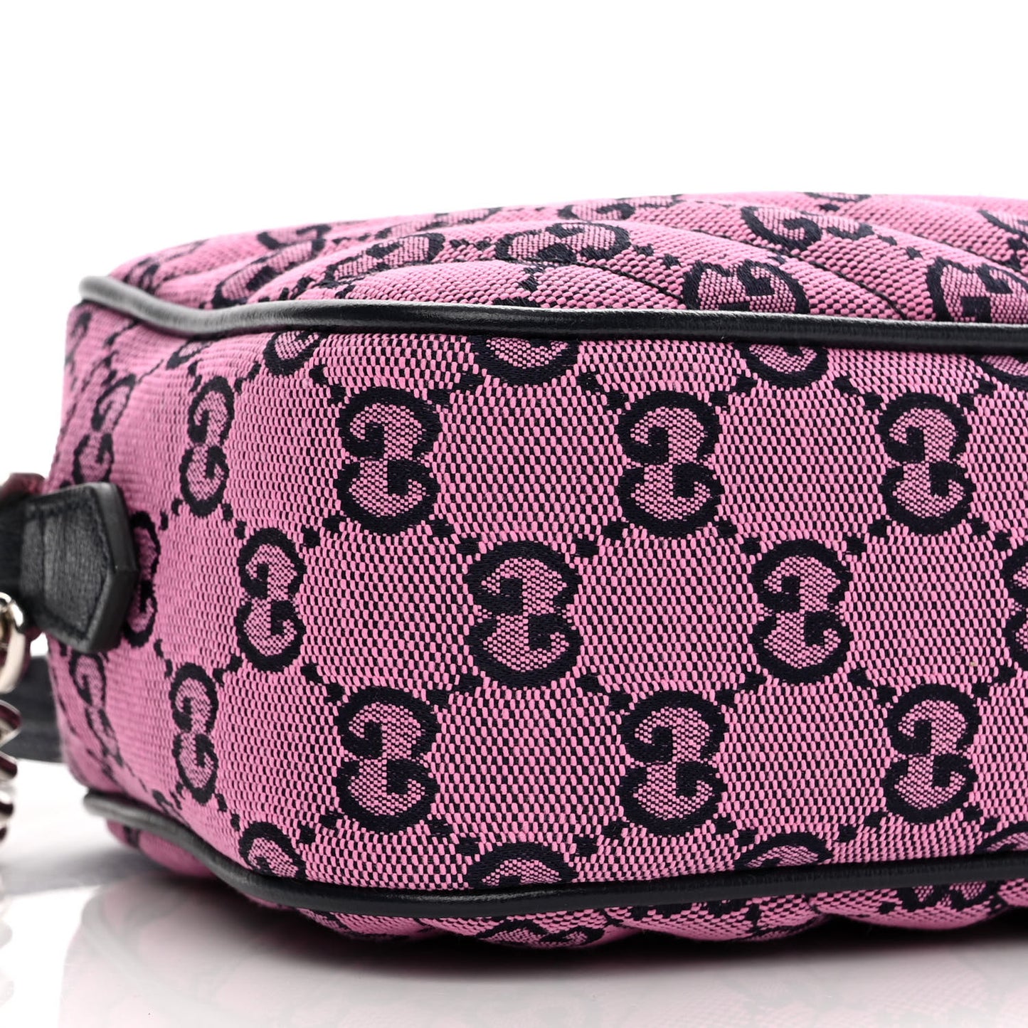 Monogram Multicolor Matelasse Diagonal Small GG Marmont Chain Shoulder Bag Pink Blue