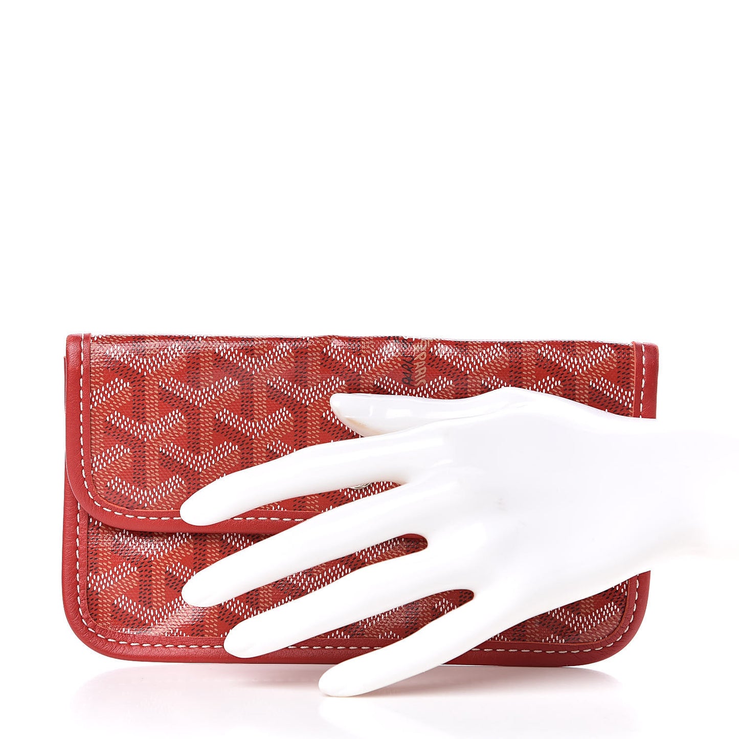 Goyardine Pouch Red