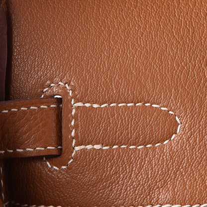 Hermes Taurillon Clemence Birkin 35 Gold 9 of 34