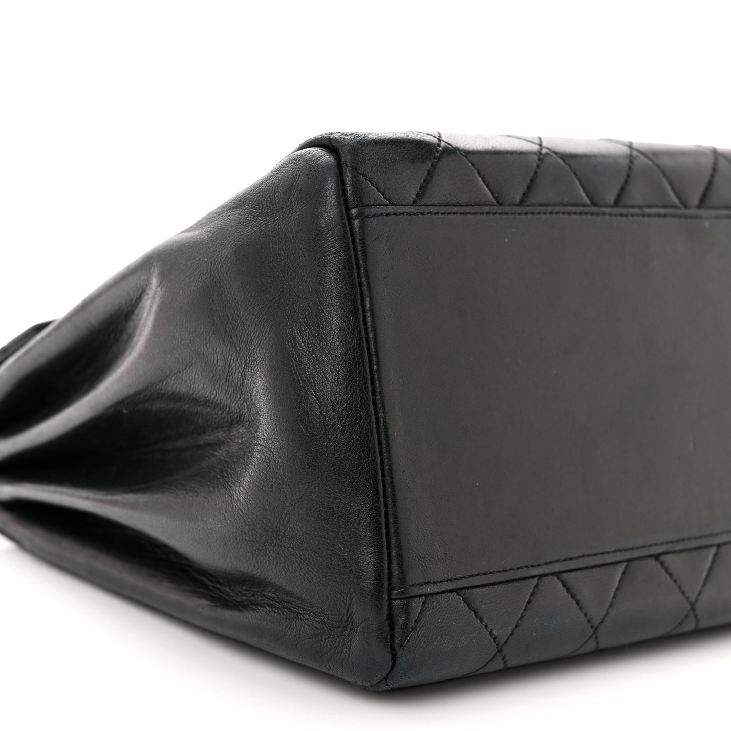 Lambskin Quilted CC Flap Bag Black