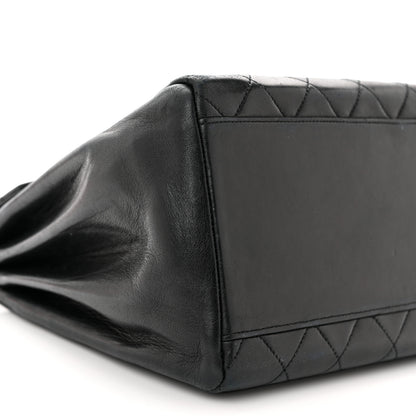 Chanel Lambskin Quilted CC Flap Bag Black 10 of 12