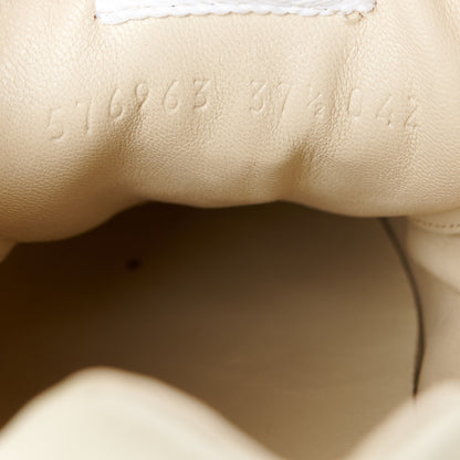 Gucci Apollo Calfskin Strawberry Womens Rhyton Sneakers 37.5 Ivory 8 of 9