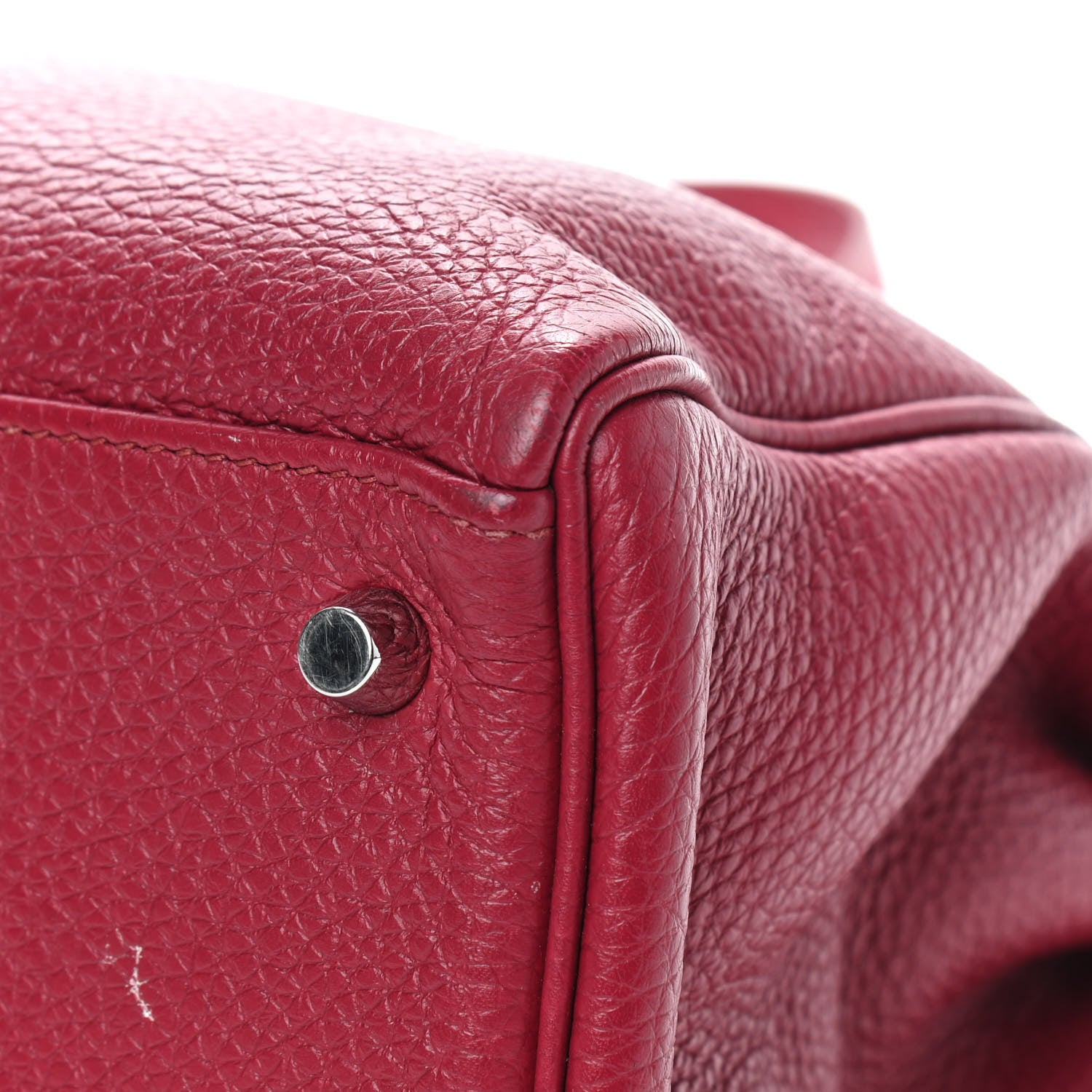 Hermes Togo Kelly Retourne 32 Rubis 18 of 25