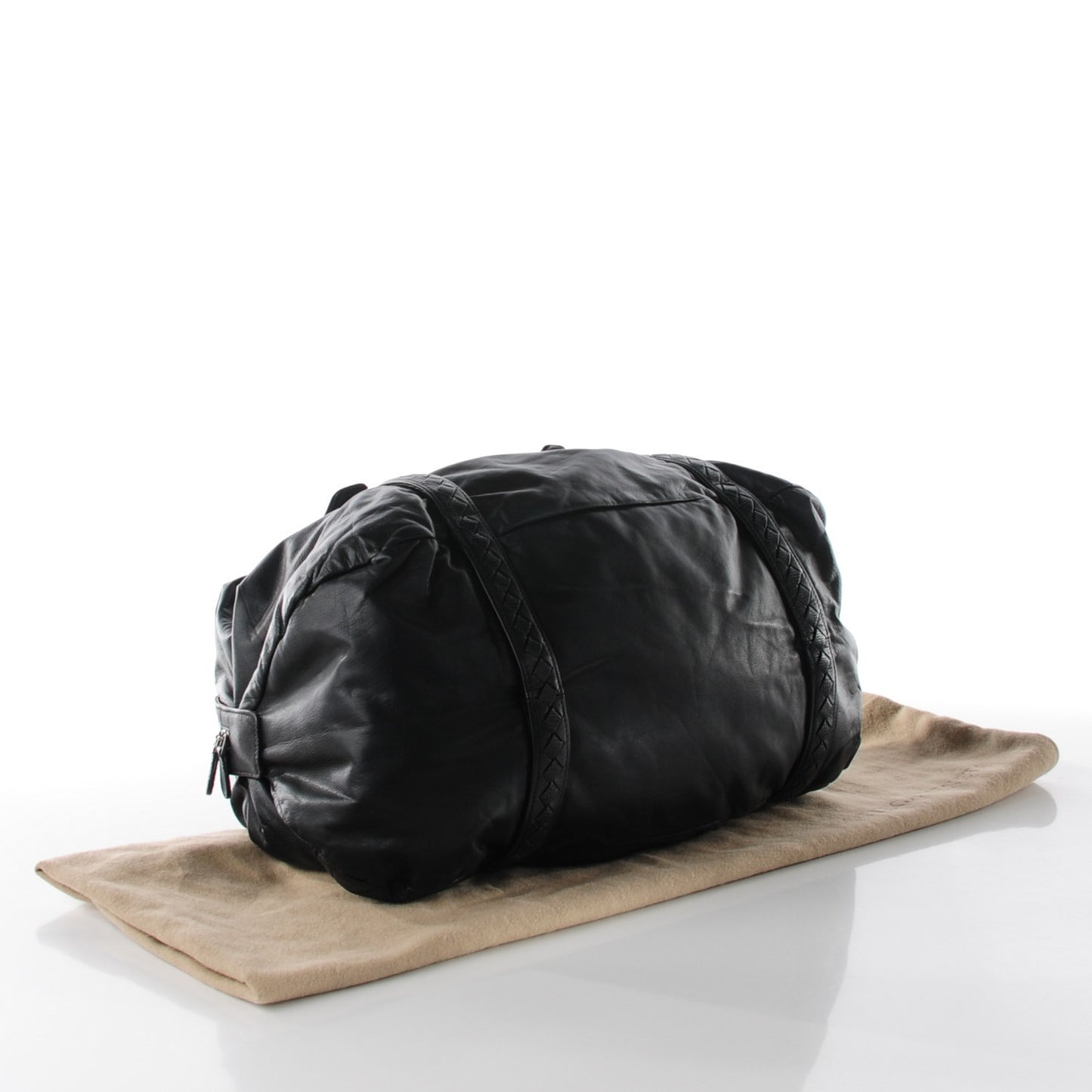 Plume Karung Top Handle Bag Nero Black