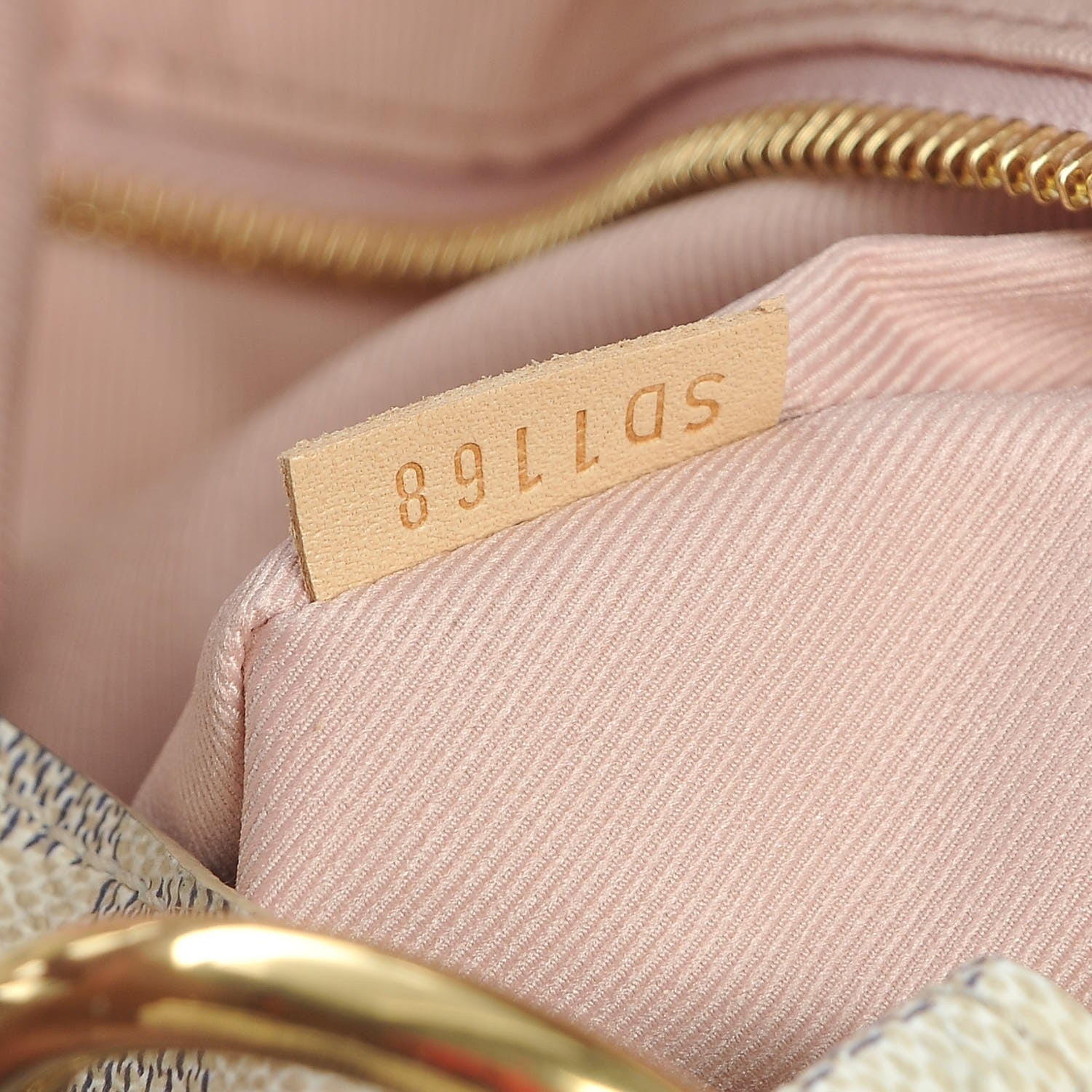 Louis Vuitton Damier Azur Graceful MM Rose Ballerine 7 of 10