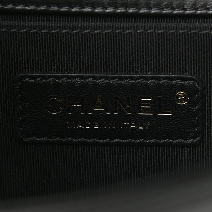 Chanel Lambskin Quilted Medium Boy Flap Black 6 of 12