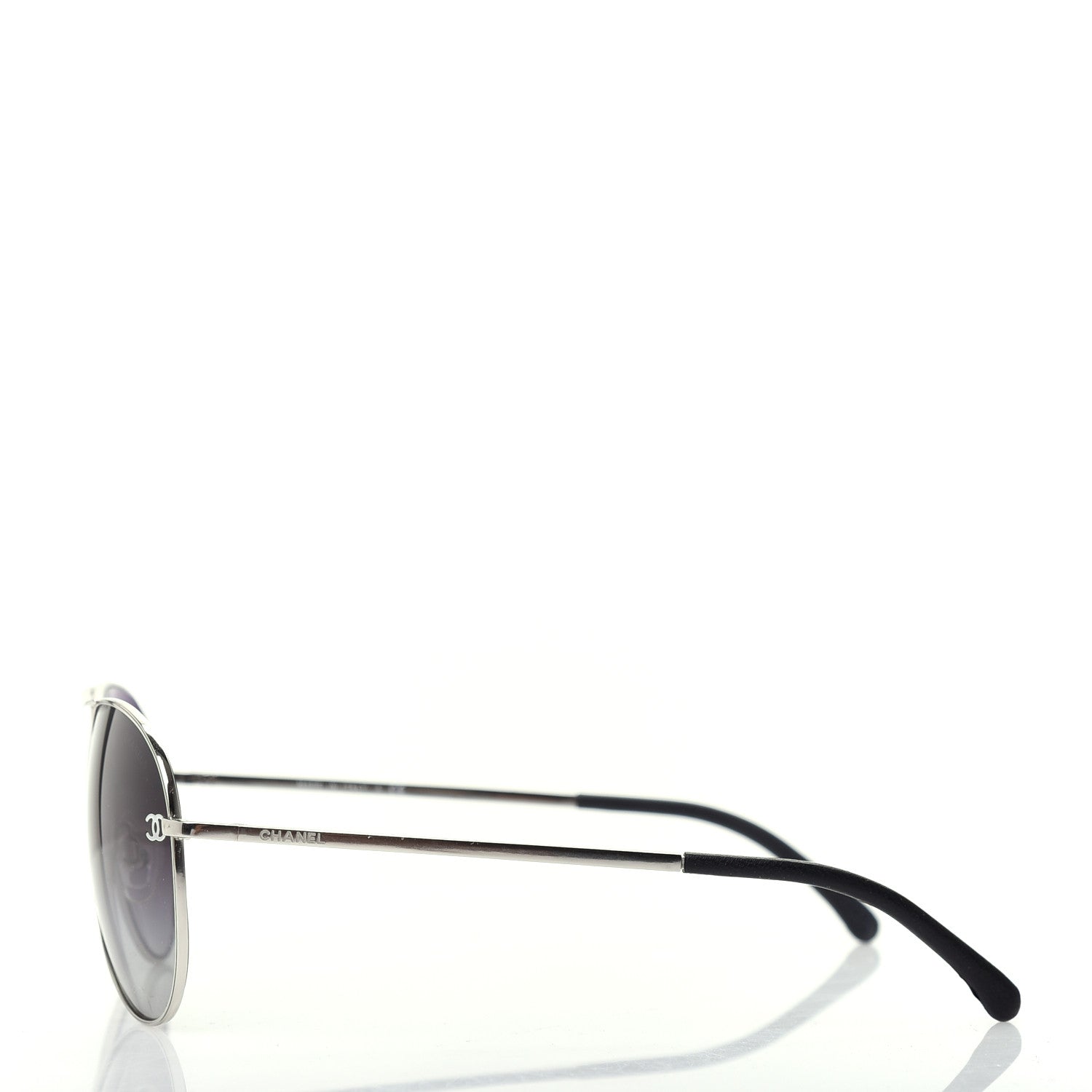 Chanel CC Aviator Sunglasses 4189TQ Black 3 of 7