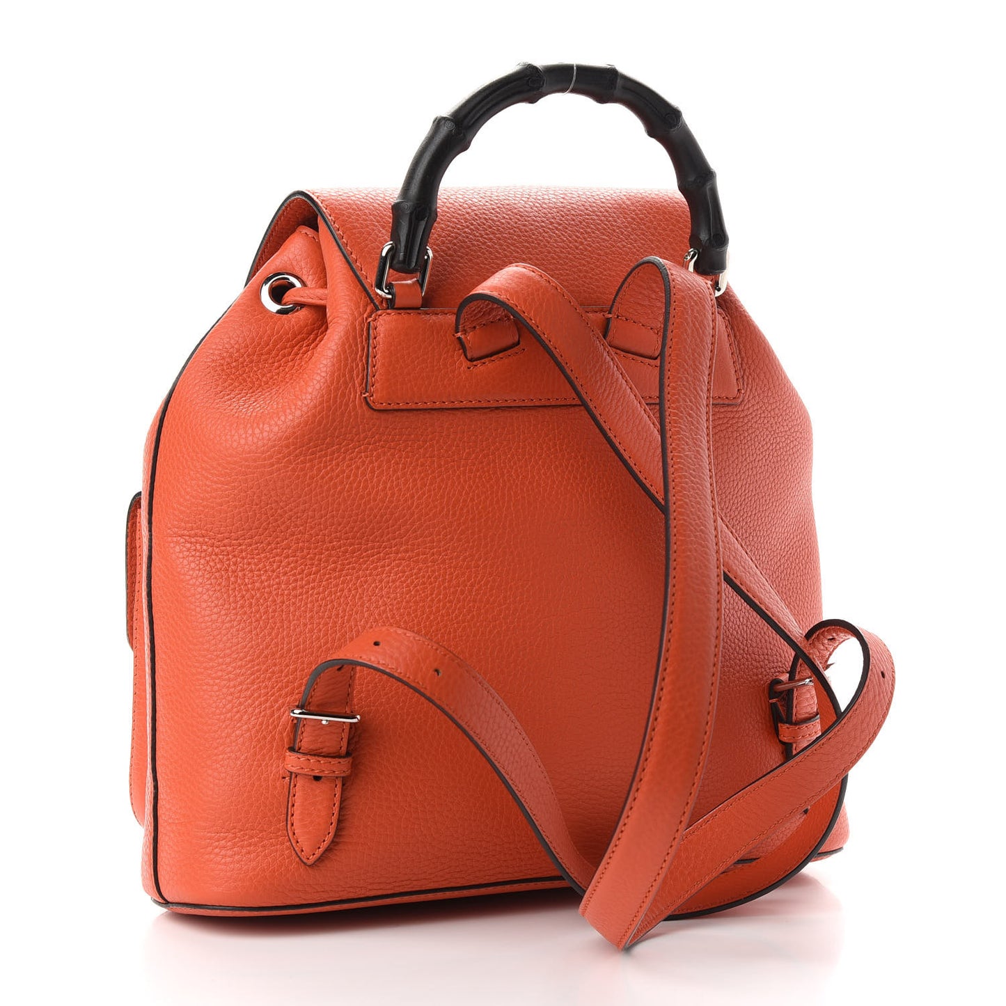 Cellarius Calfskin Medium Bamboo Backpack New Dark Orange