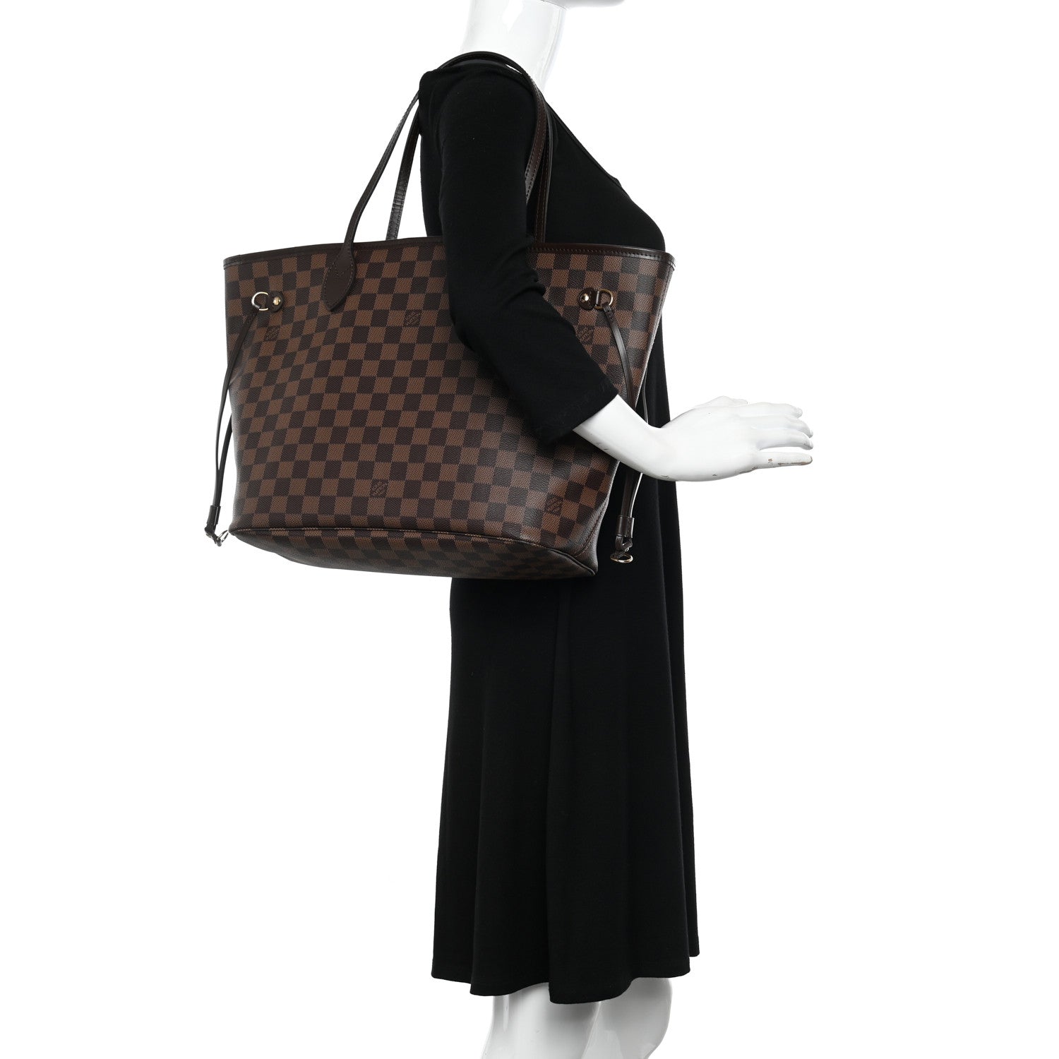 Louis Vuitton Damier Ebene Neo Neverfull MM 2 of 14