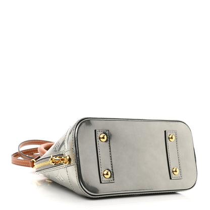 Louis Vuitton Vernis Alma BB Gris Metal 4 of 10