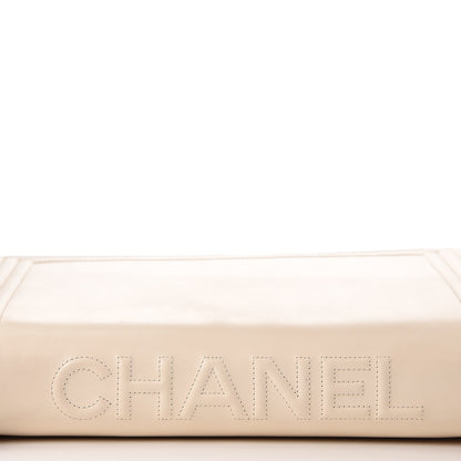 Chanel Glazed Calfskin Large Boy Flap Beige Clair 12 of 17