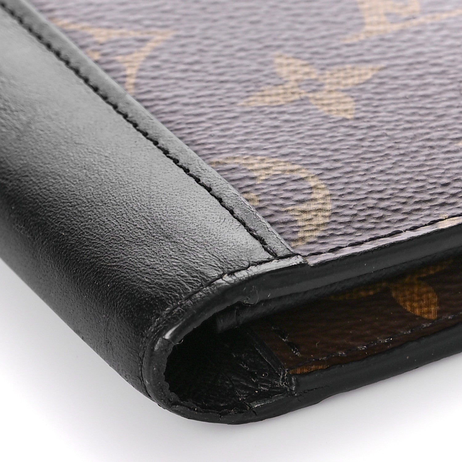 Louis Vuitton Monogram Macassar Brazza Wallet 7 of 8