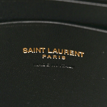Saint Laurent Grain De Poudre Matelasse Monogram Mini Lou Camera Bag Dark Beige 6 of 10