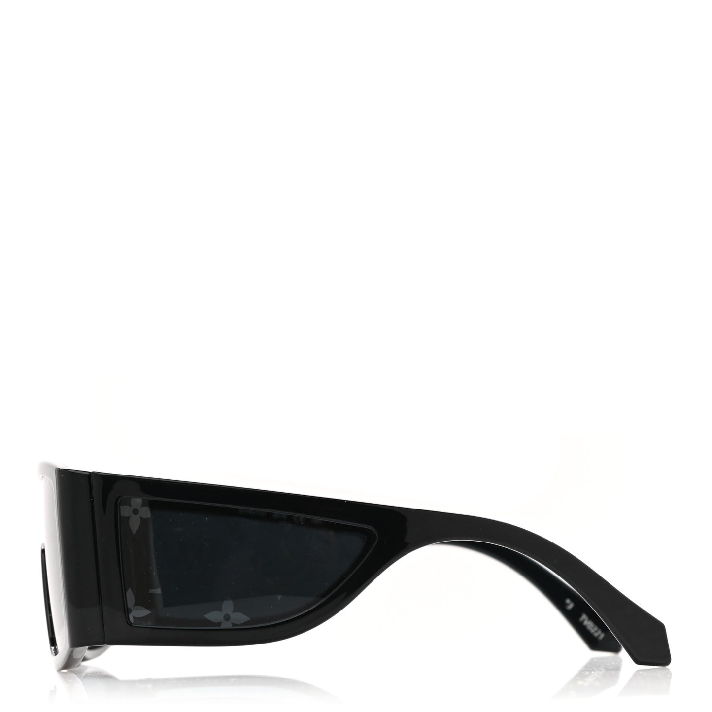 Acetate Monogram Sideway Sunglasses Z1451U Black