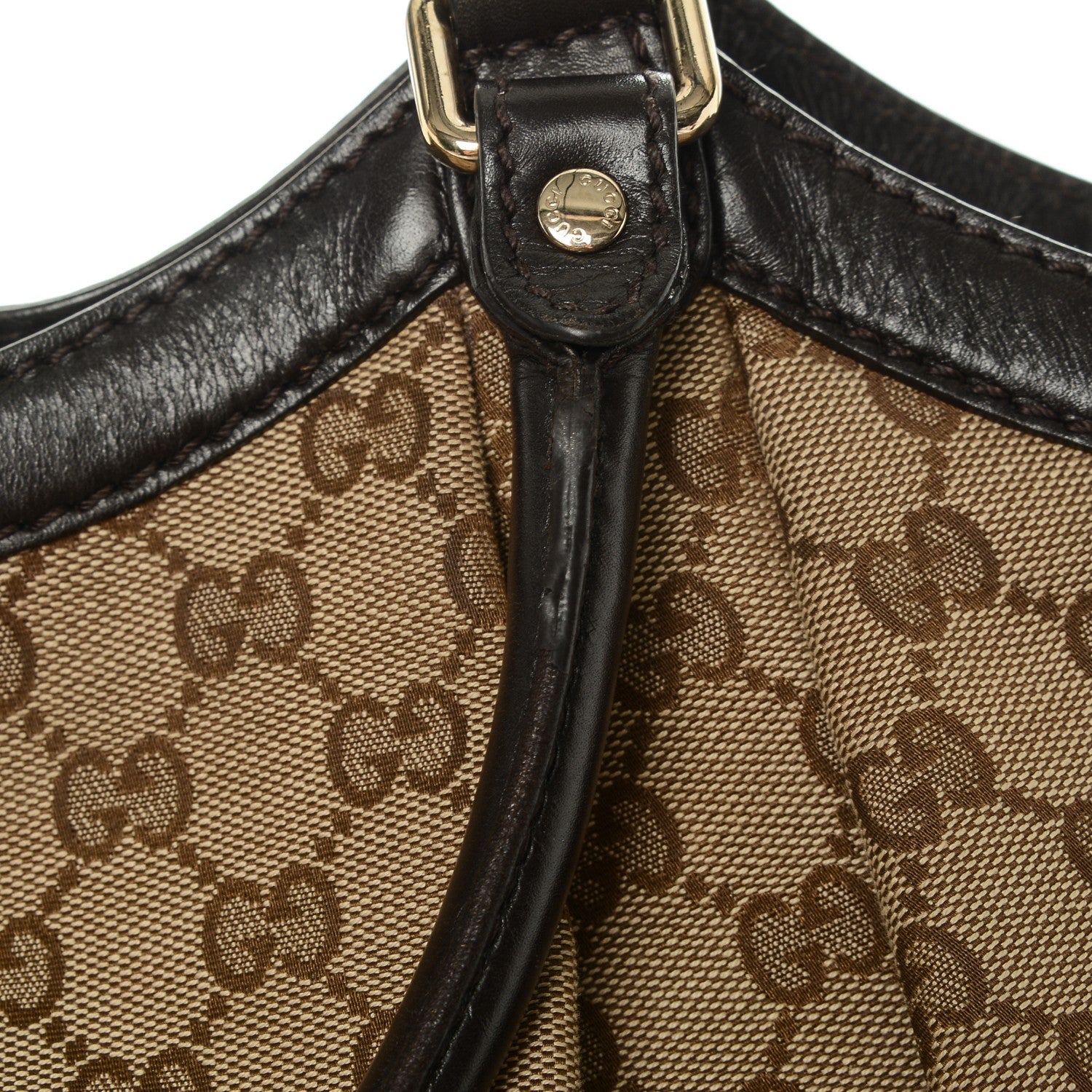 Gucci Monogram Large Sukey Tote Dark Brown 11 of 13