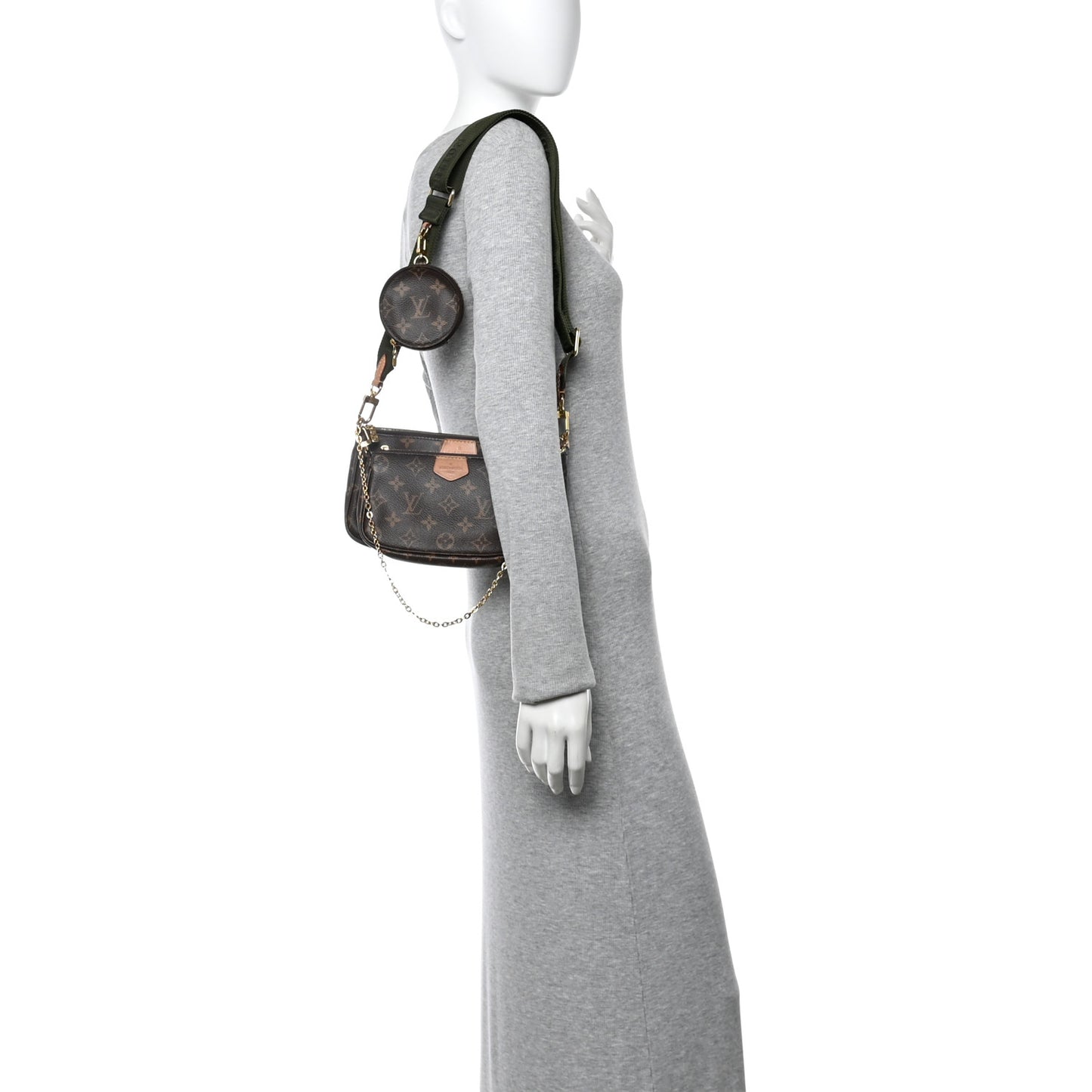 Monogram Multi Pochette Accessories Kaki