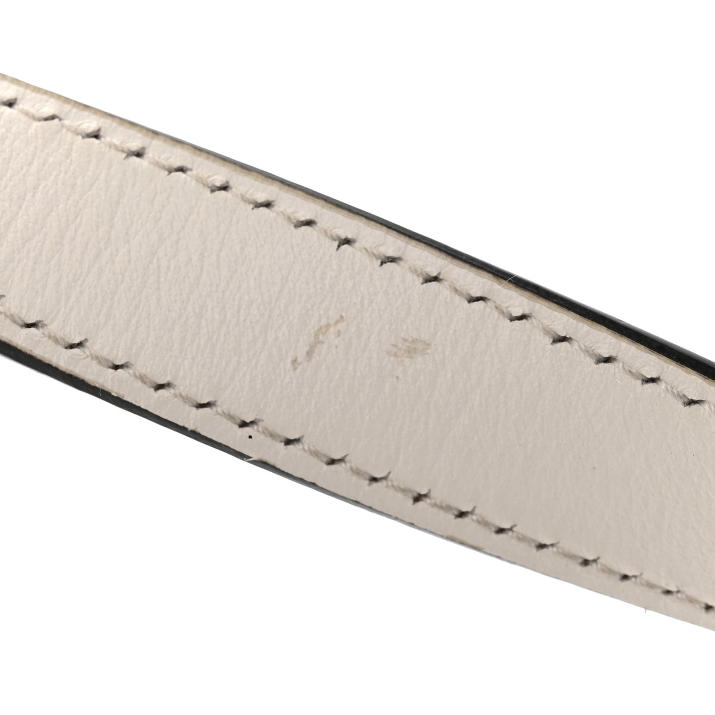 Saffiano Harness Crossbody Travel Pouch White