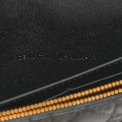 Christian Dior Supple Calfskin Caro Pouch with Chain Black 7 of 11