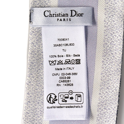 Christian Dior Silk ABCDior L Lavande Lumiere Mitzah Scarf Ivory Multicolor 3 of 3