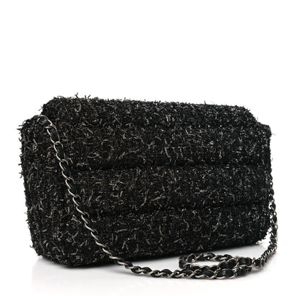 Chanel Glittered Tweed Quilted Jumbo Flap Multicolor 3 of 10