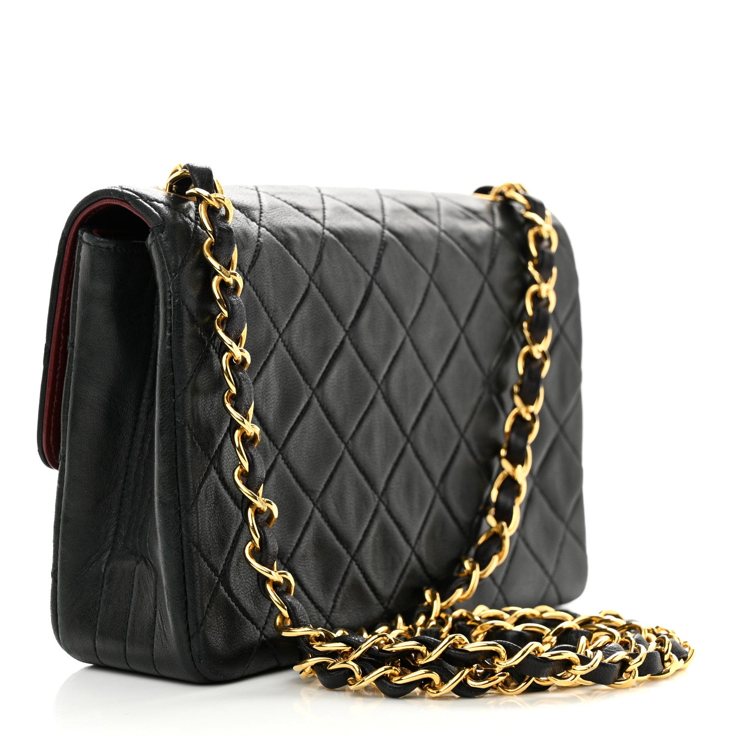 Chanel Lambskin Quilted Small Single Flap Bag Black 3 of 11
