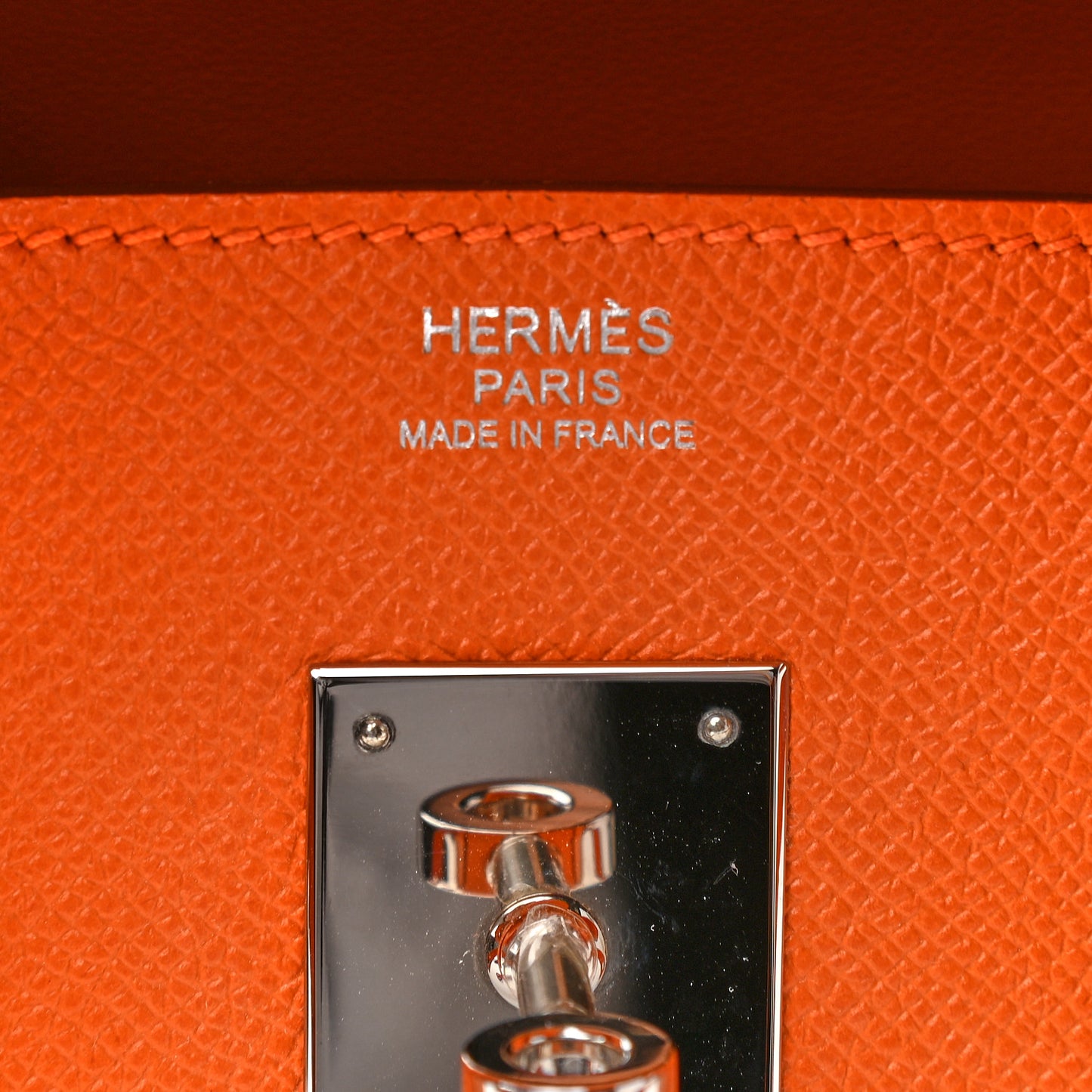 Epsom Birkin 30 Orange