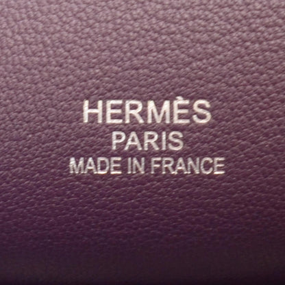 Hermes Taurillon Clemence Jypsiere 34 Violet 7 of 9
