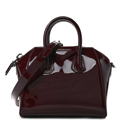 Givenchy Patent Calfskin Mini Antigona Burgundy 1 of 12