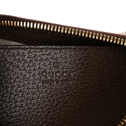 Gucci GG Supreme Monogram Textured Dollar Calfskin Small Ophidia Hobo Beige Ebony New Acero 6 of 10