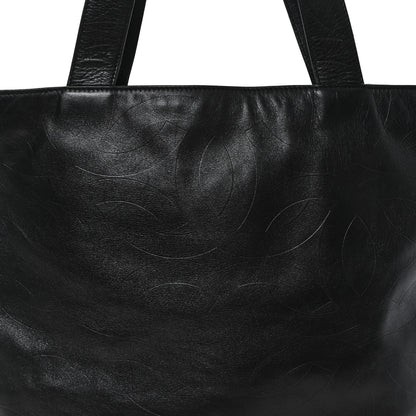Chanel Lambskin CC Embossed Tote Black 8 of 11