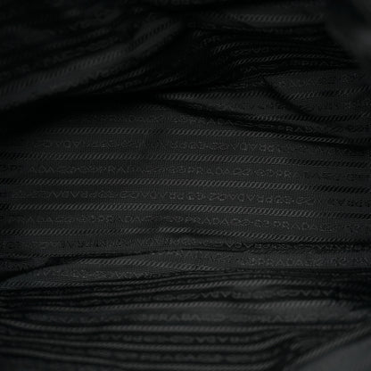 Prada Tessuto Nylon Saffiano Tote Black 6 of 17
