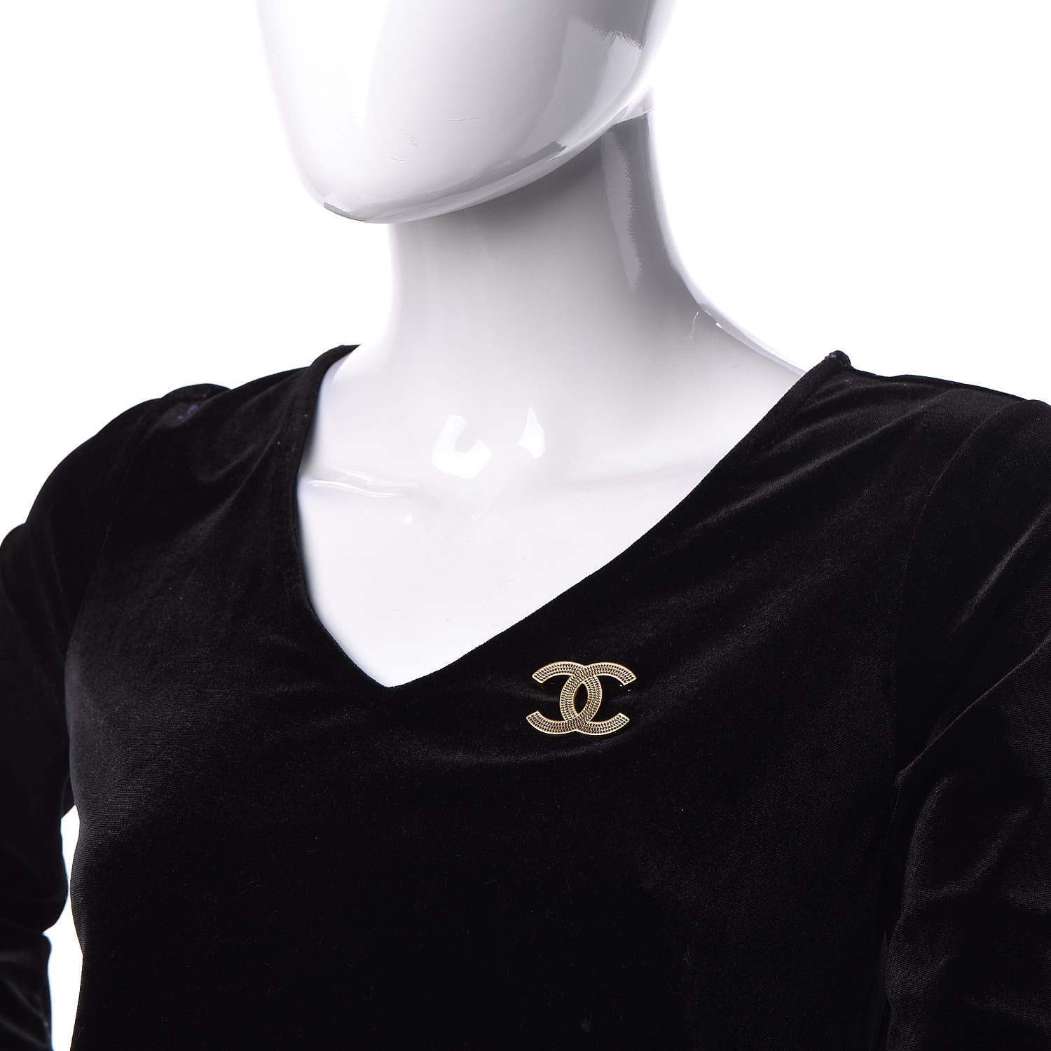 Chanel Metal CC Brooch Gold 2 of 5