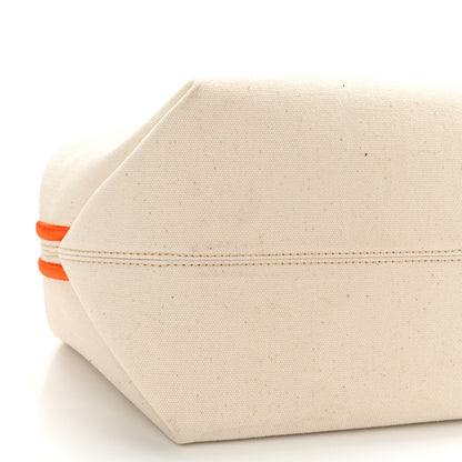 Mulberry Calfskin Canvas Small Tote Ecru Oak 9 of 10