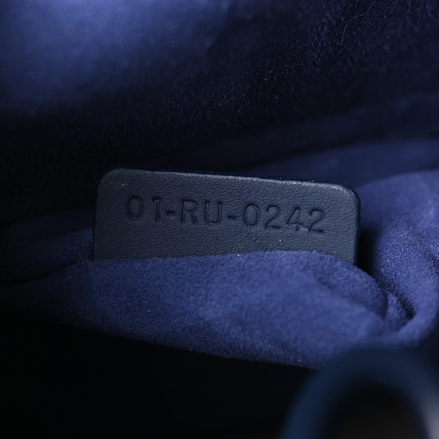 Ultra Matte Calfskin Cannage Medium Lady Dior Blue