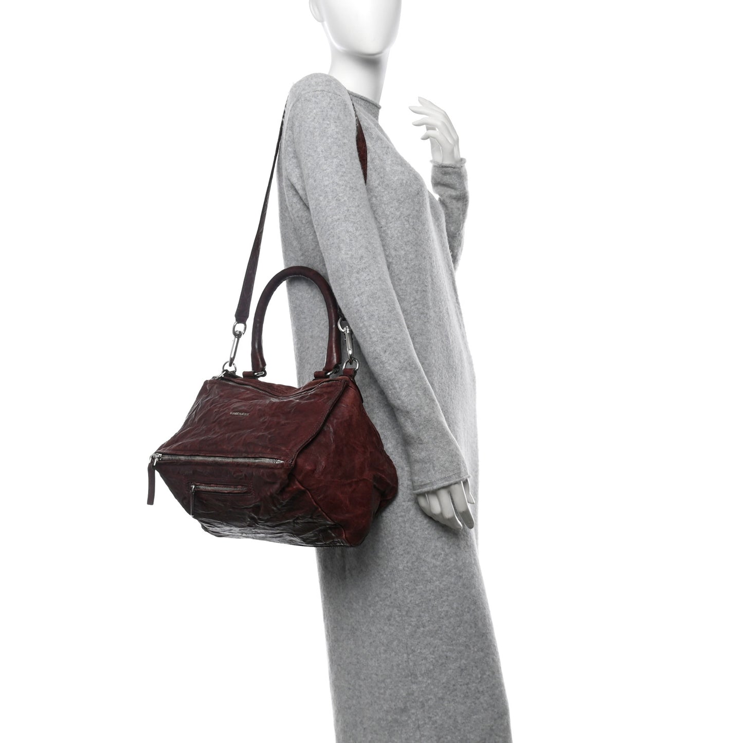Tumbled Sheepskin Medium Pandora Oxblood