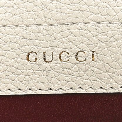 Gucci Grainy Calfskin Small Zumi Top Handle Bag Mystic White 6 of 10