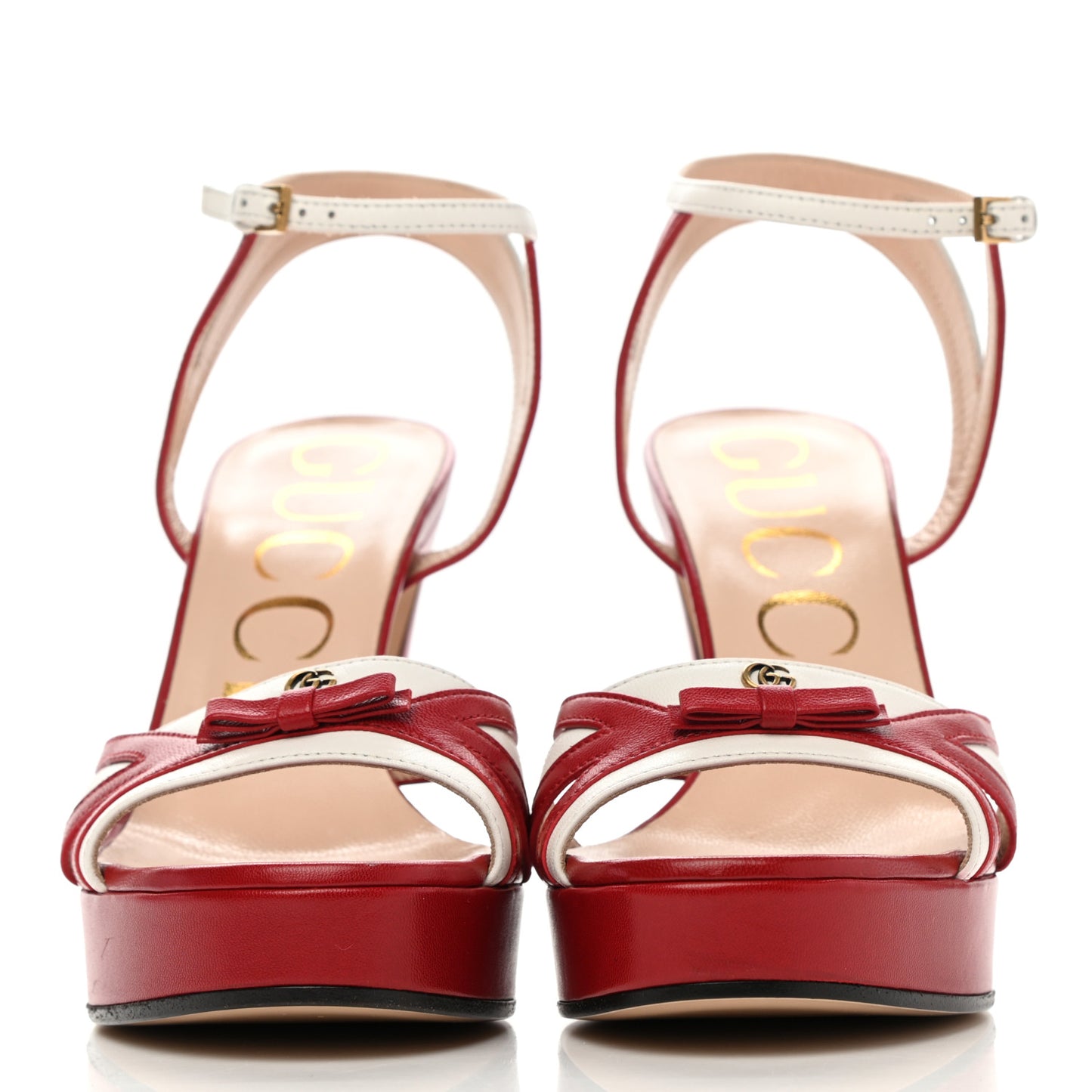 Malaga Kid Platform Sandals 37.5 Red