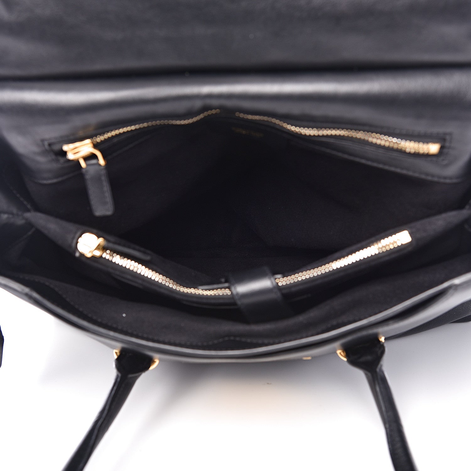 Tom Ford Smooth Calfskin Medium Icon Bag Black 4 of 16