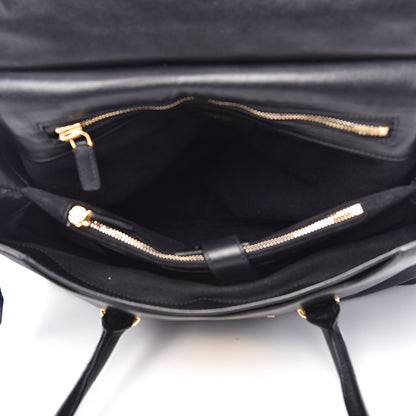 Tom Ford Smooth Calfskin Medium Icon Bag Black 4 of 16