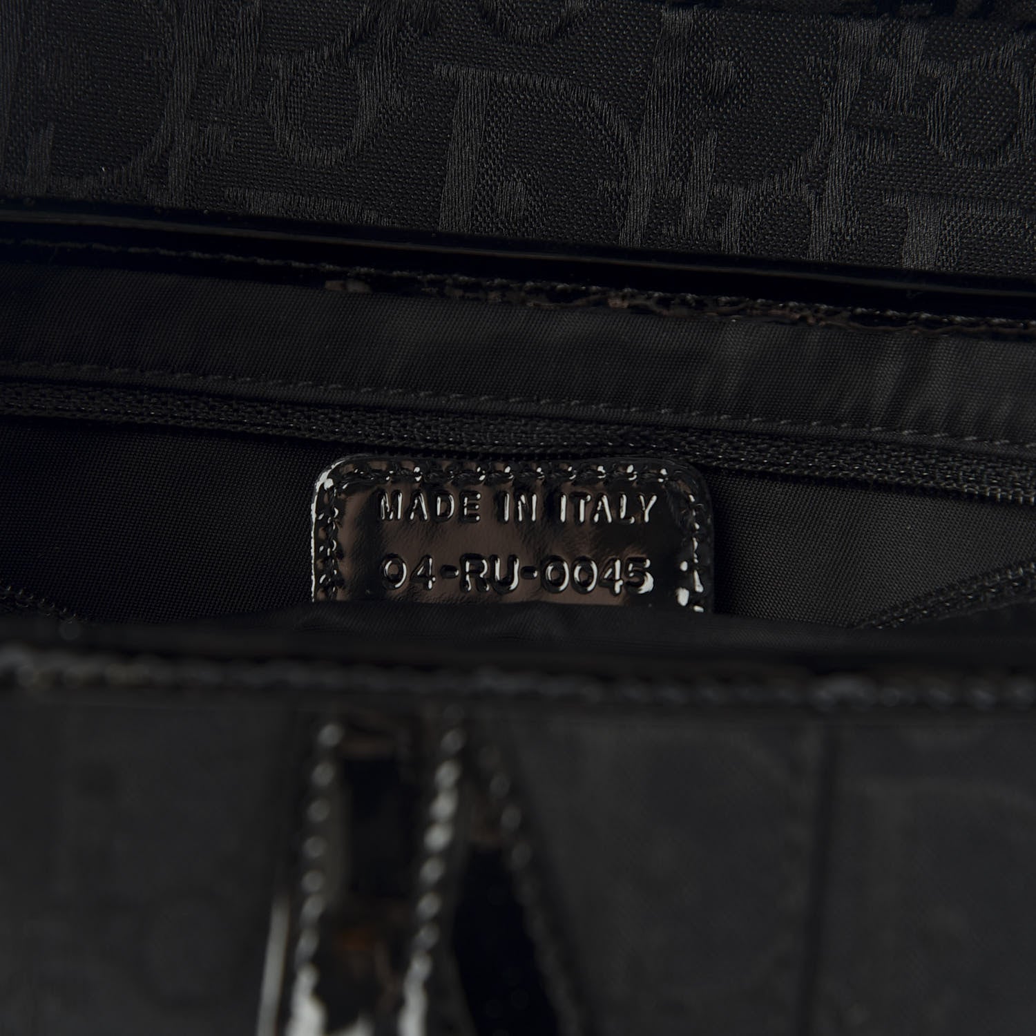Christian Dior Monogram Saddle Bag Black 8 of 9