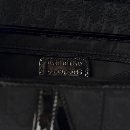 Christian Dior Monogram Saddle Bag Black 8 of 9