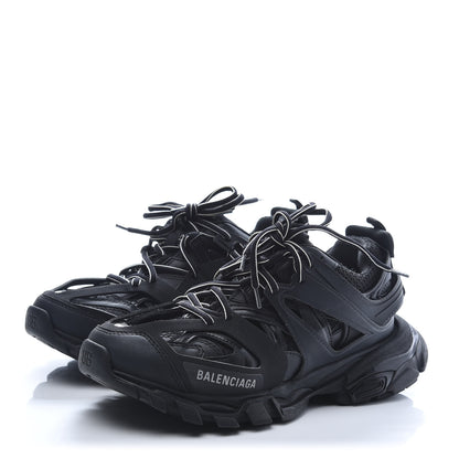 Balenciaga Mesh Nylon Womens Track Sneakers 39 Black 3 of 8