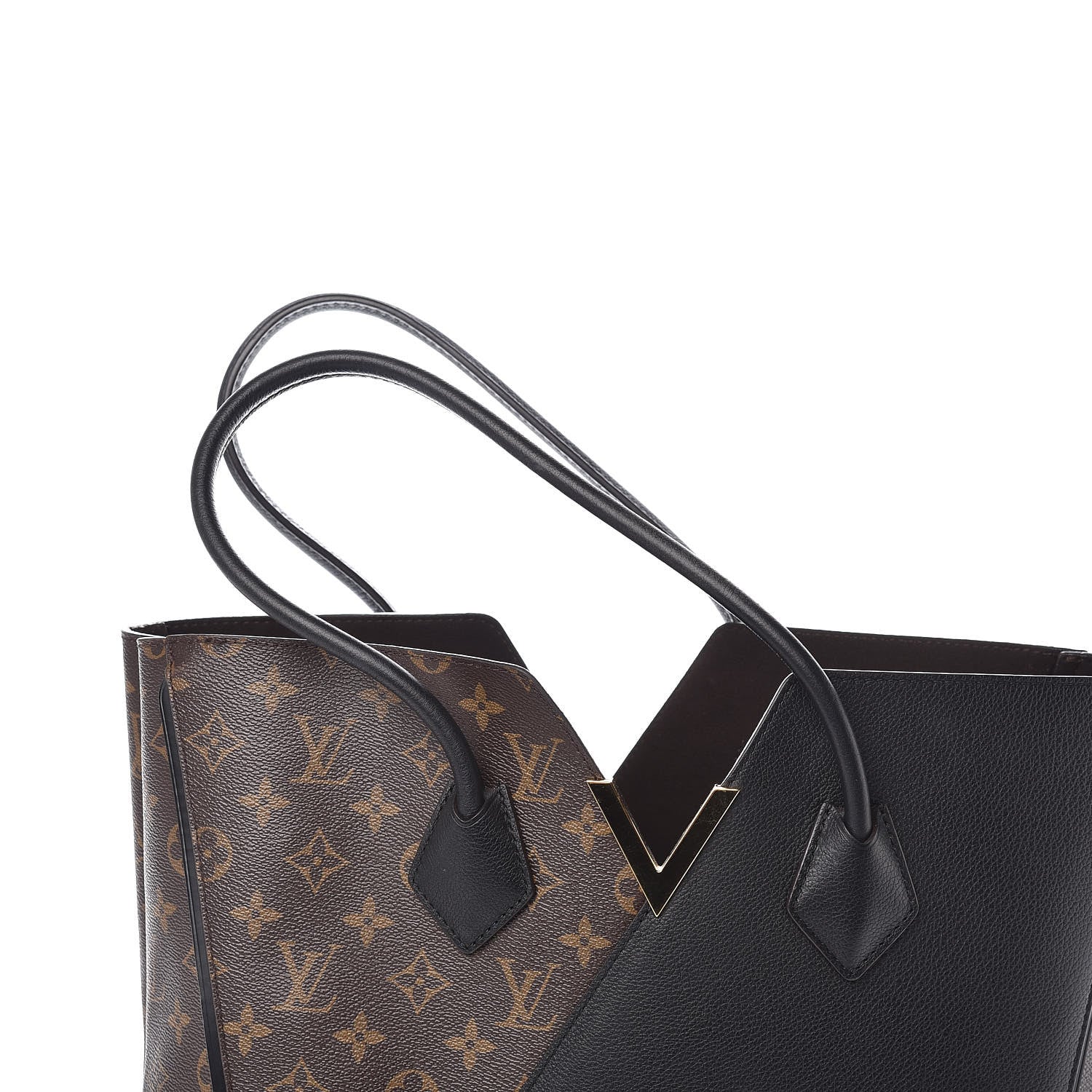 Louis Vuitton Calfskin Monogram Kimono Tote Black 10 of 10